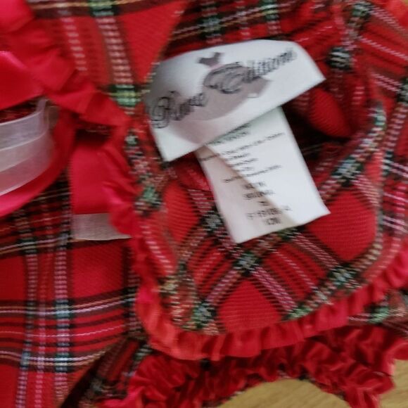 Rare Editions Tartan Plaid Holiday Dress - Picture 5 of 6